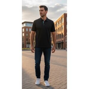 Men's Polo Shirt Short Sleeve - Size L - Brand New